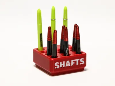 Gridfinity 1x1 Darts Shaft Stand for 4 sets
