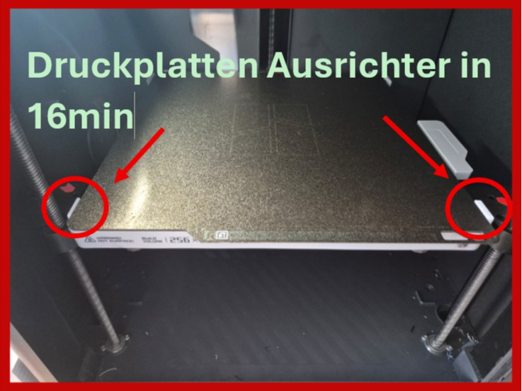 Bauplattenführung Kein AMS NUR 16 MIN P1P P1S X1C