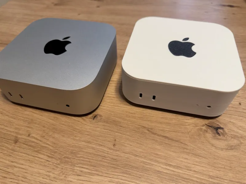 Modell Mac Mini M4 als Box Schachtel