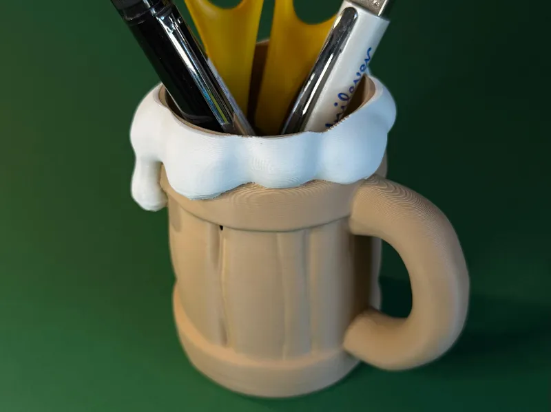 Bierkrug Stiftehalter - Büro Organizer