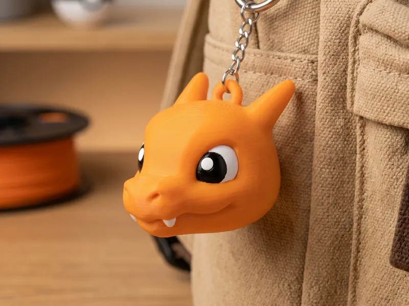Chibi Charizard keychain