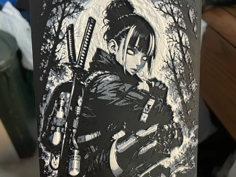 Cyber Punk Samurai Woman 
