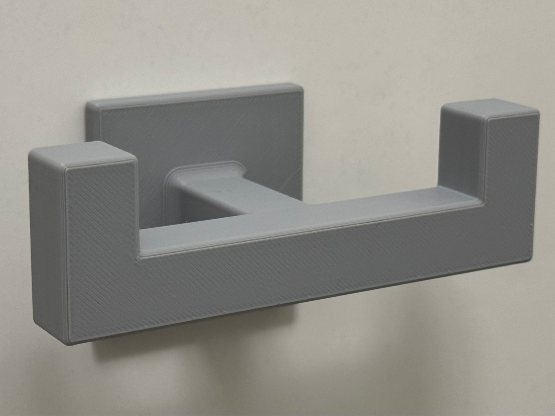 Heavy-Duty Double Wall Hook (Adhesive)