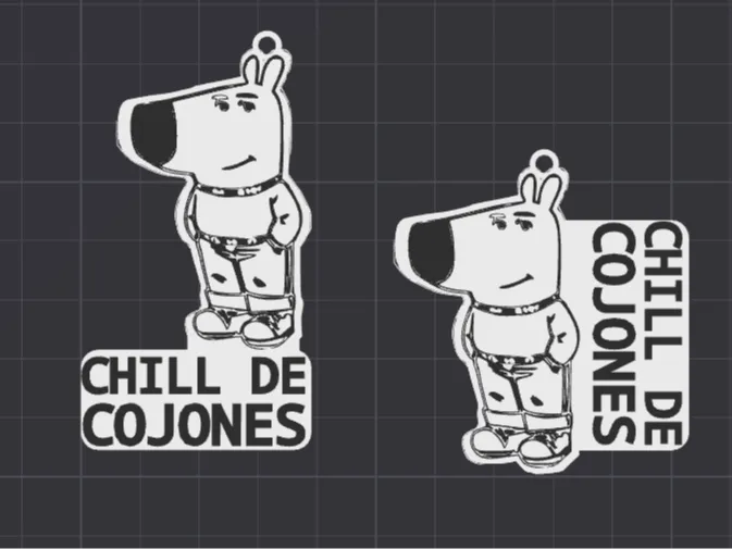 LLAVERO CHILL DE COJONES
