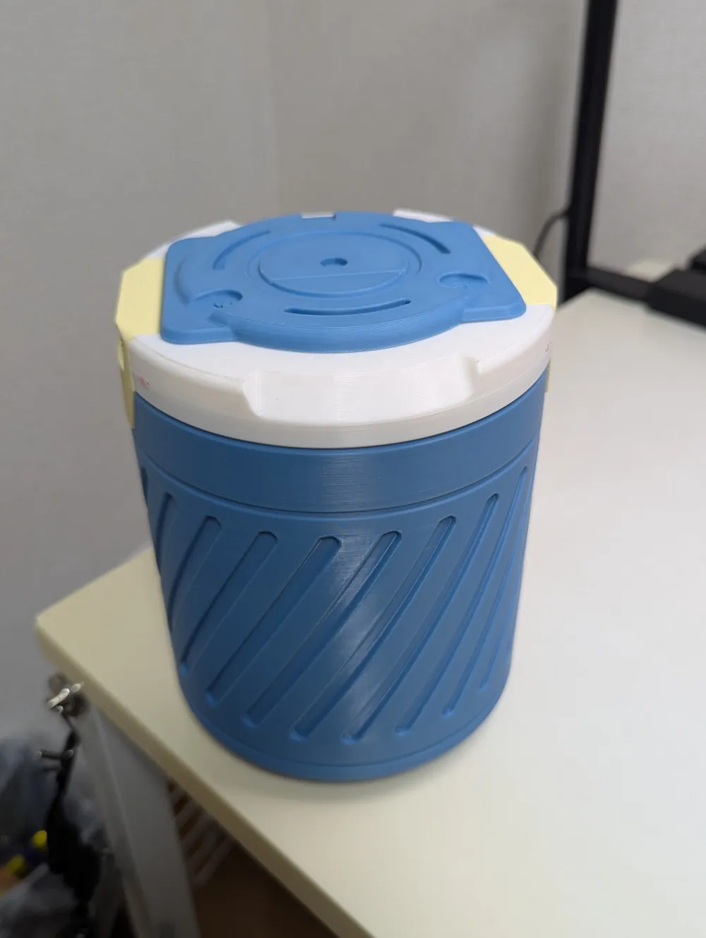 Mechanical Inspired Cylindrical Storage - Free 3D Print Model - MakerWorld