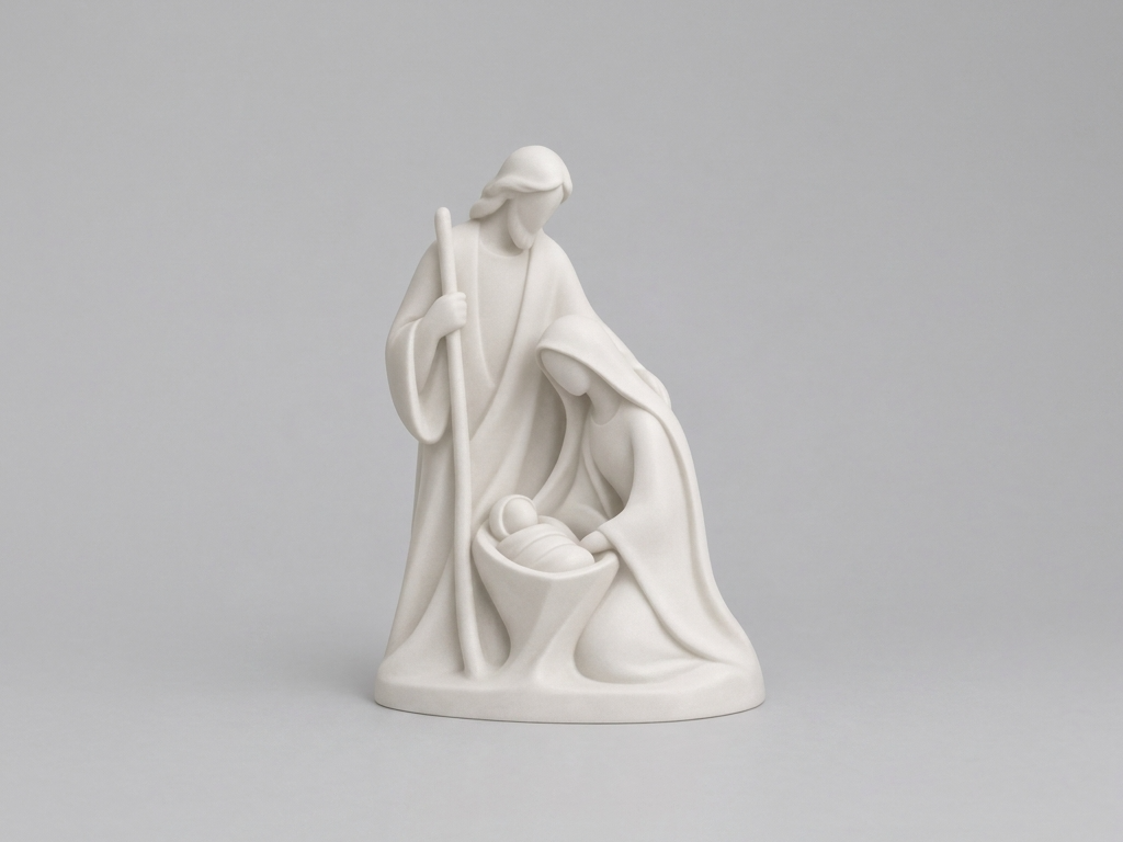 Modern Minimalist Nativity Scene - 1
