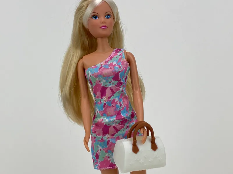 Miniature LV Handbag For Barbi Doll House