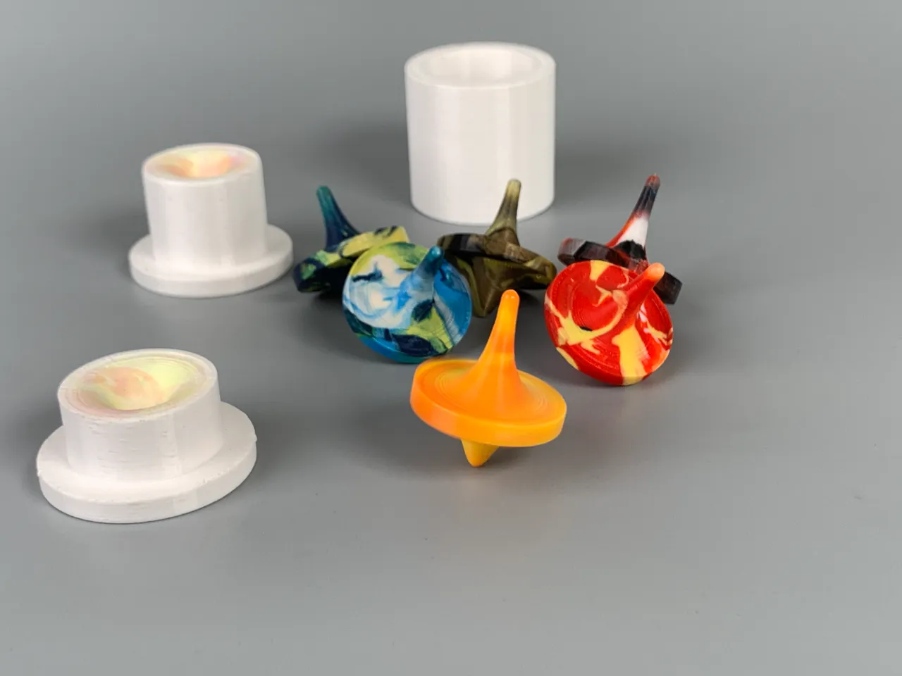 Spinning top mold 陀螺模具 view 3