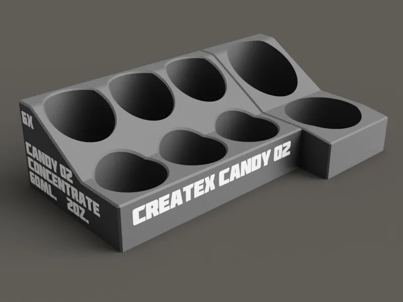 Createx Candy O2 Konzentrat und UVLS Farbhalter