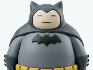 Snorlax Batman – Chibi Fanart Figure