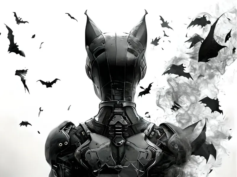 Cat woman skeleton - HueForge