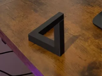 Penrose triangle - Impossible triangle