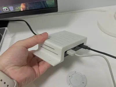 Xiaomi Redmi Purple Rice Desktop Charger HA932 Under-Desk Mounting Case