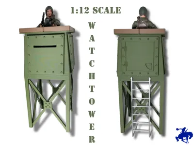 Watch Tower for 1:12 Scale Action Figures