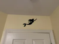Silhouette murale Ariel (La Petite Sirène) — photo 3