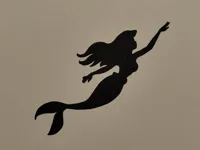 Silhouette murale Ariel (La Petite Sirène) — photo 1