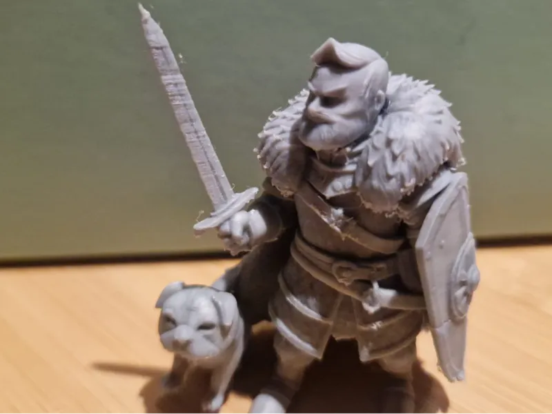 Fighter with Dog