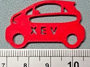 XEV ev yoyo keychain