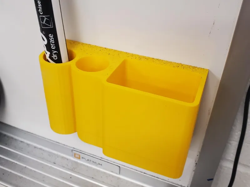 Dry Erase Marker Holder w magnet holes