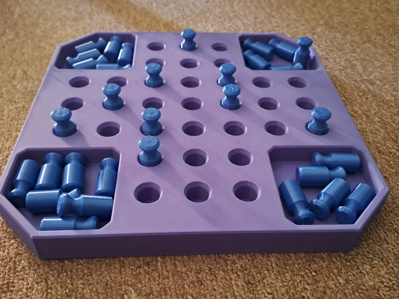 Large Peg Solitaire  -  240x240mm Board