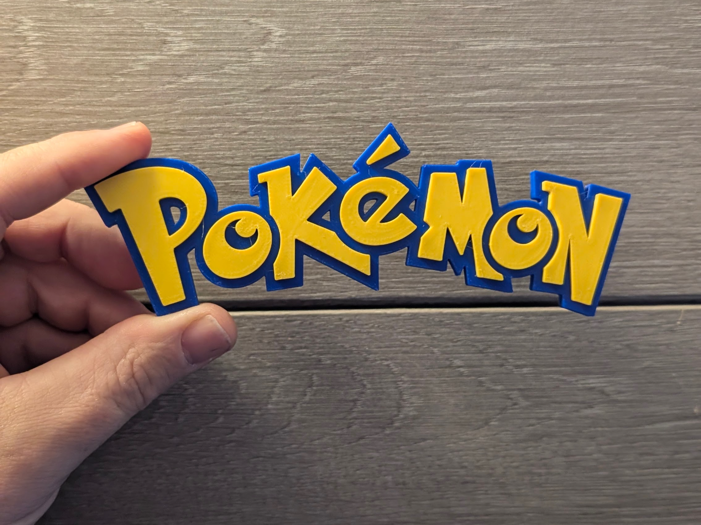 Pokemon logo sign plaque 2-sizes