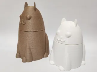Cat container / figure