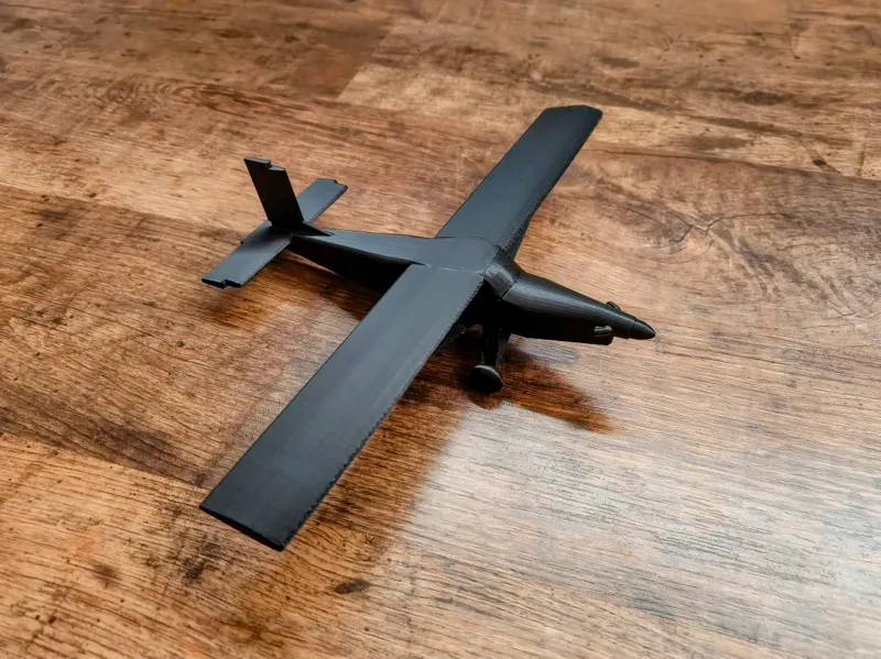 Model airplane (Pilatus Porter PC6)