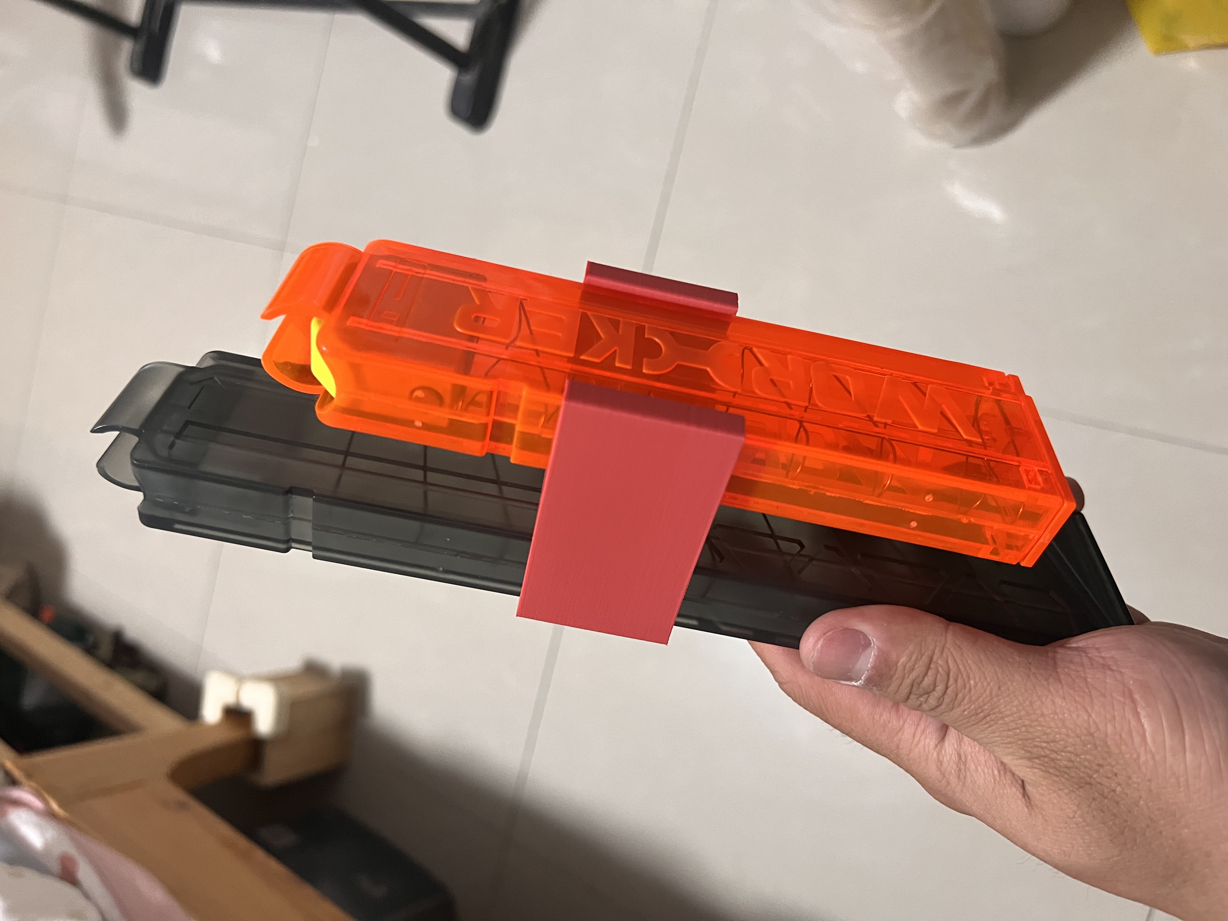 Miniatura 2 do modelo 3D 工匠大师/震威奇/HQE2弹匣并联器（无需五金）