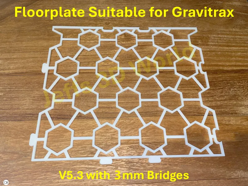 Gravitrax Plate Fixed! Jeffs 3D World 14 Pos 3mm