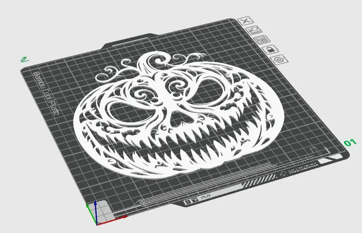 Halloween decoration - PUMPKIN - Free 3D Print Model - MakerWorld