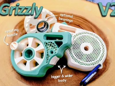 Portable Fishing Reel and Rod [Left-Handed Version]