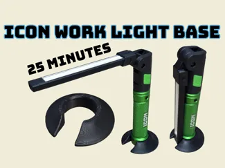 Icon Folding LED Work Light Flashlight Base