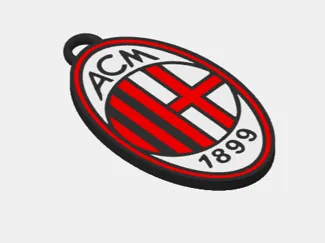Keychain Milan Calcio