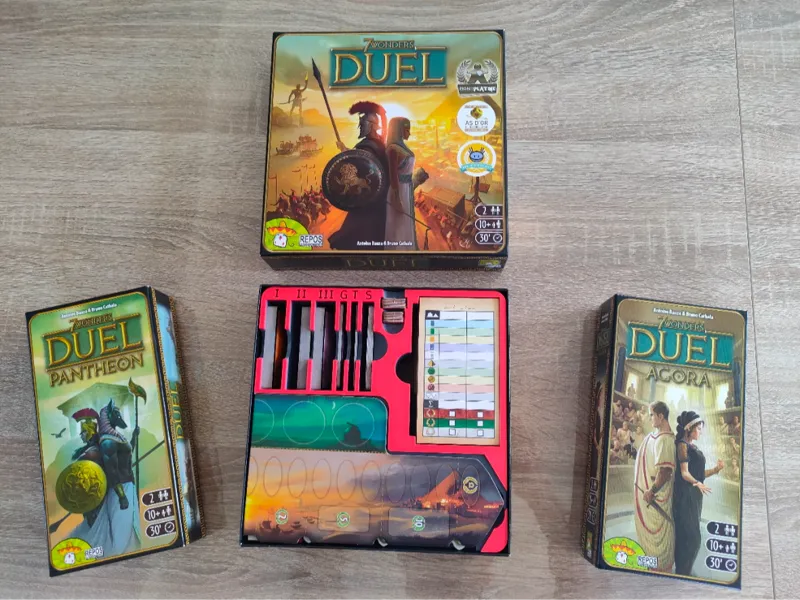 insert pour 7 wonders duel + Pantheon + Agora