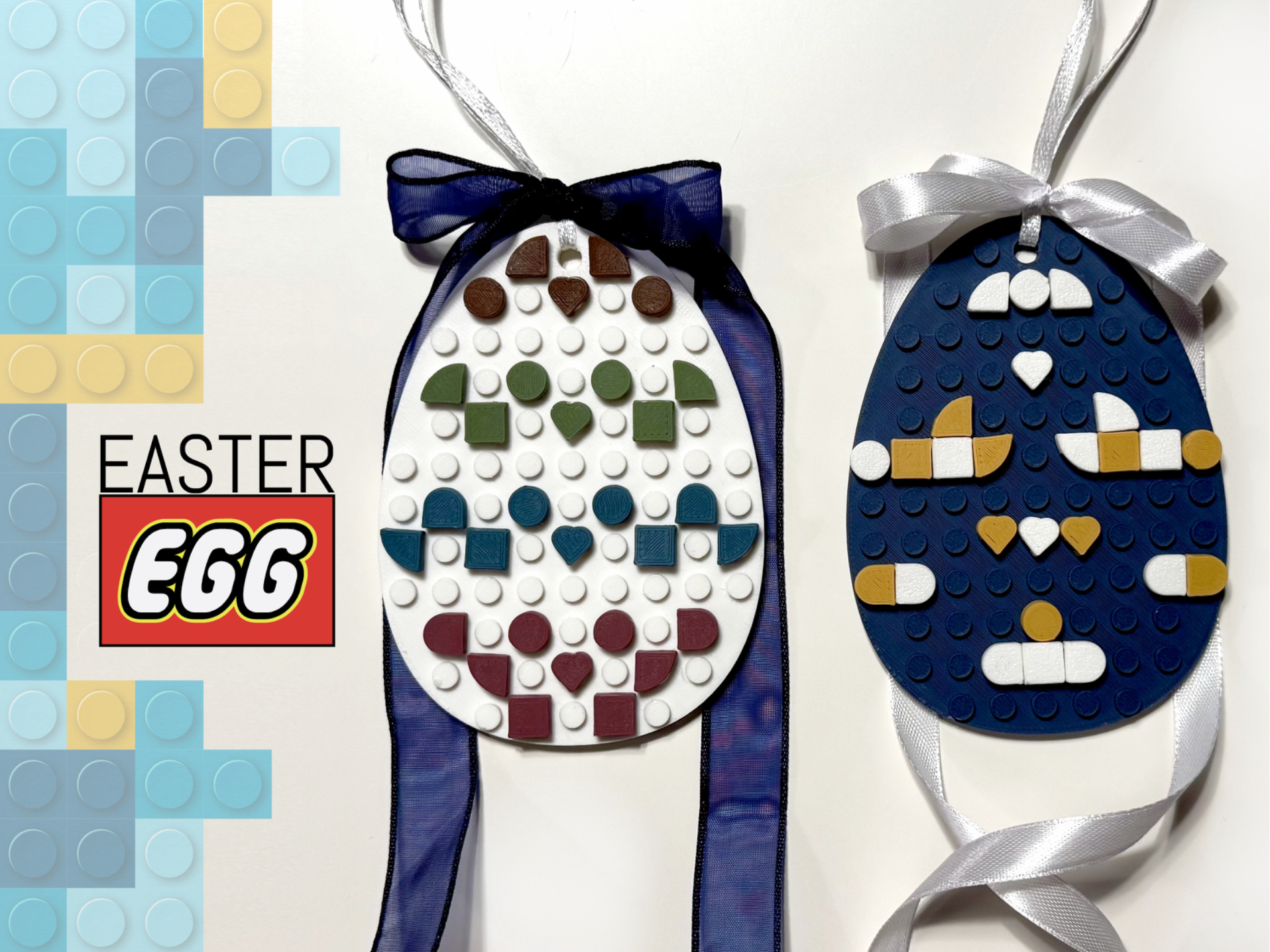 LEGOBRICK-Compatible Easter Egg build & decorate!