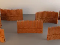 Palissades modulaires pour jeu de figurines — photo 1
