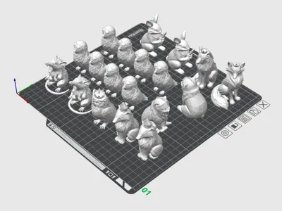 Animal Chess Set