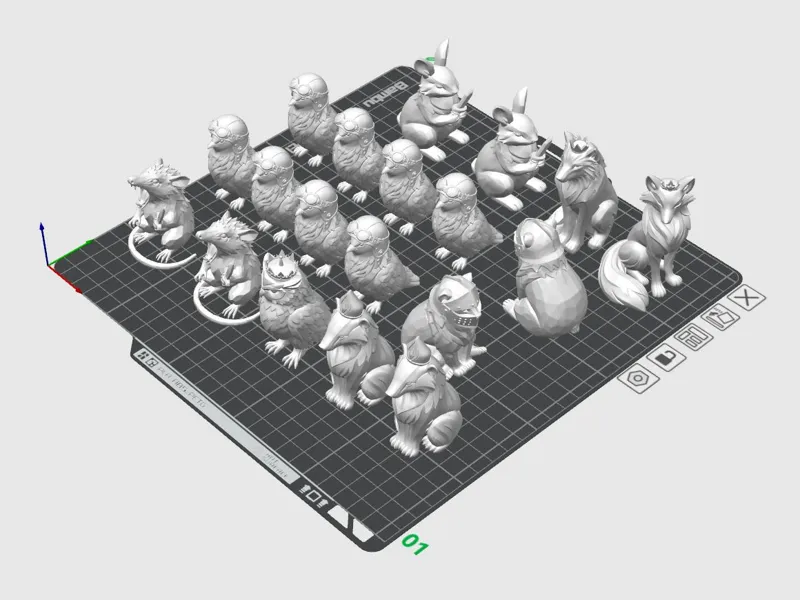 Animal Chess Set