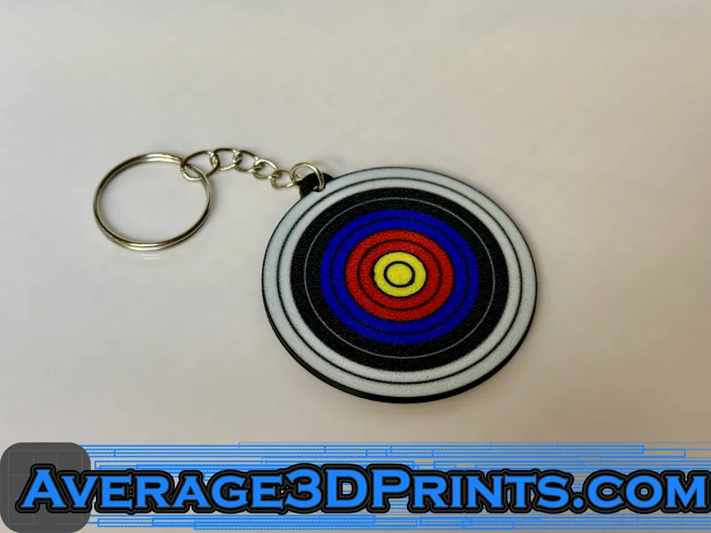 Keychain - Archery Target (NASP target)