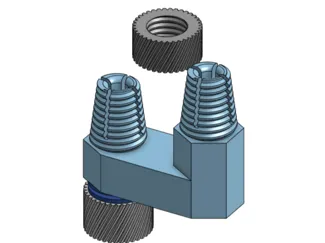 Bowden / PTFE Tube Passthrough for Dry Box