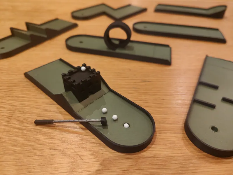 Miniature Golf Mania: 3D Printable Course Set