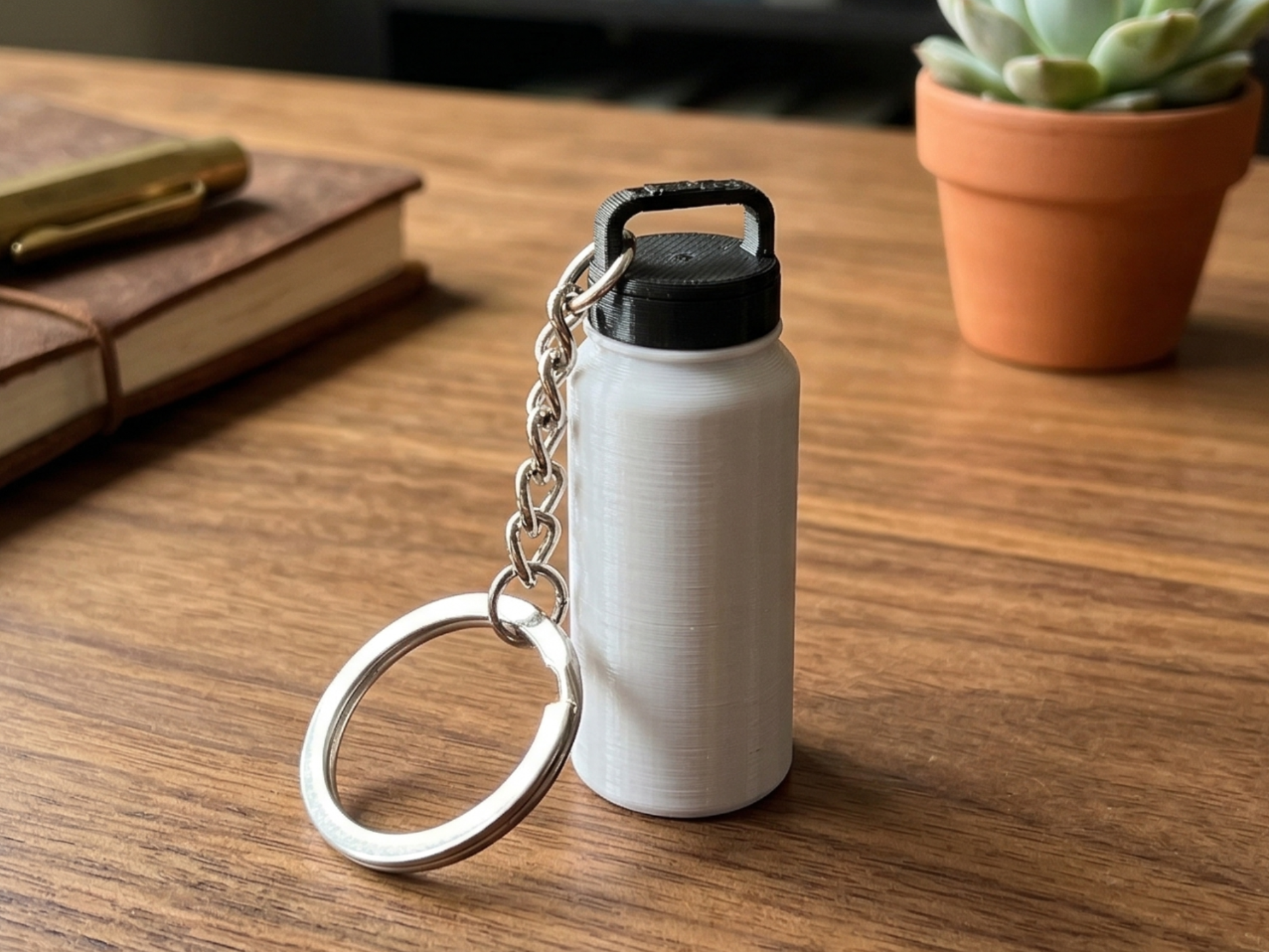 Miniature Water Bottle Keychain