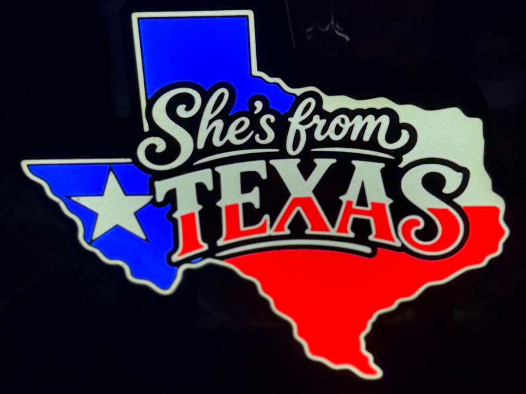 She's From Texas Lightbox 3D model