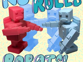 No Rules Robots! Blockhead Robot Toy