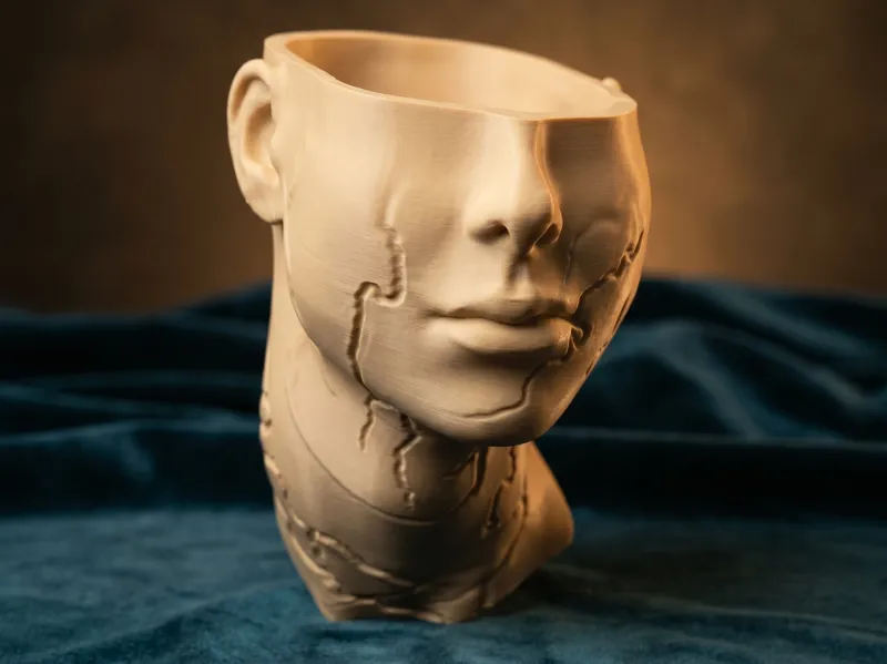Artistic Head Wall Mount