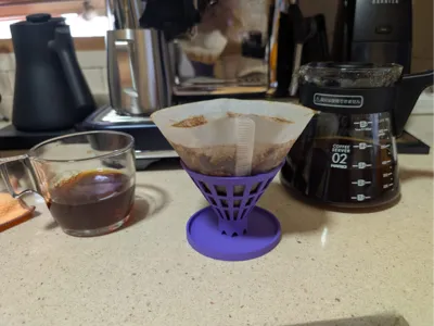 Coffee Grounds Drying Rack for Pour-Over Filters
