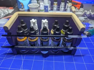 Stackable paint bottle holder - AK/Vallejo etc.
