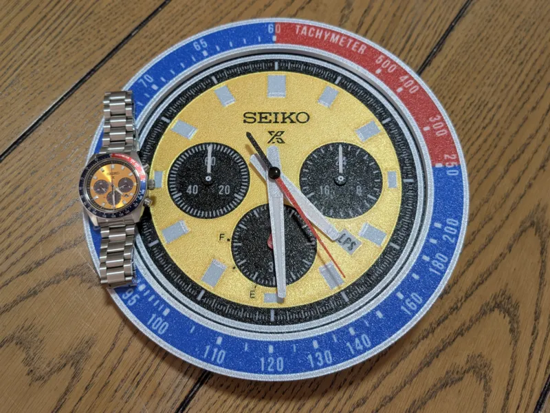 Seiko Speedtimer Watch Clock (Clock Kit 011)