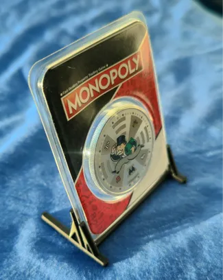 Blister coin holder 