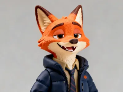 [Nick Wilde] Zootopia Down Jacket Fox
